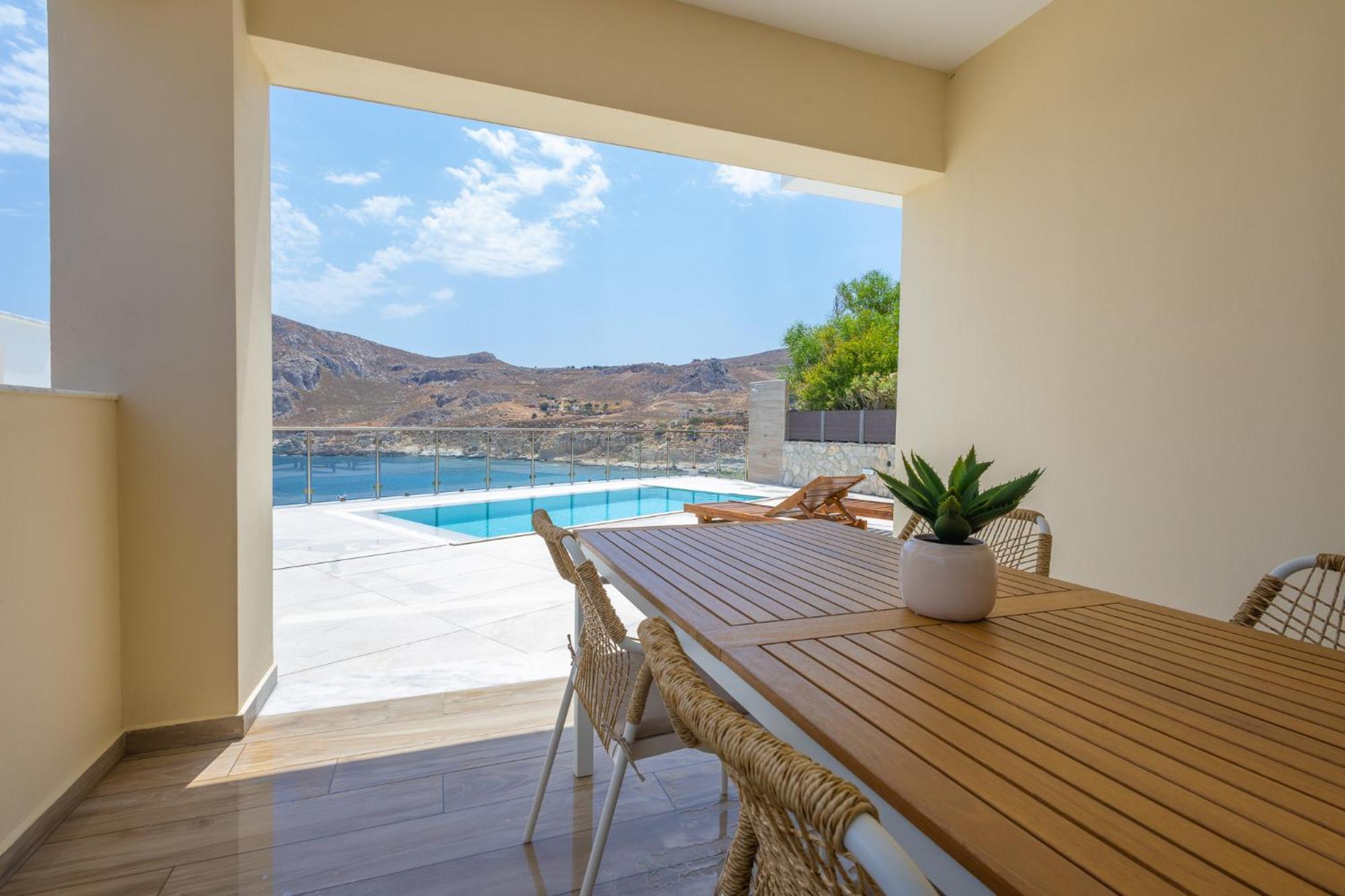 Villa Pava-Sea View Brand New 2024 Villa Archangelos  Bagian luar foto