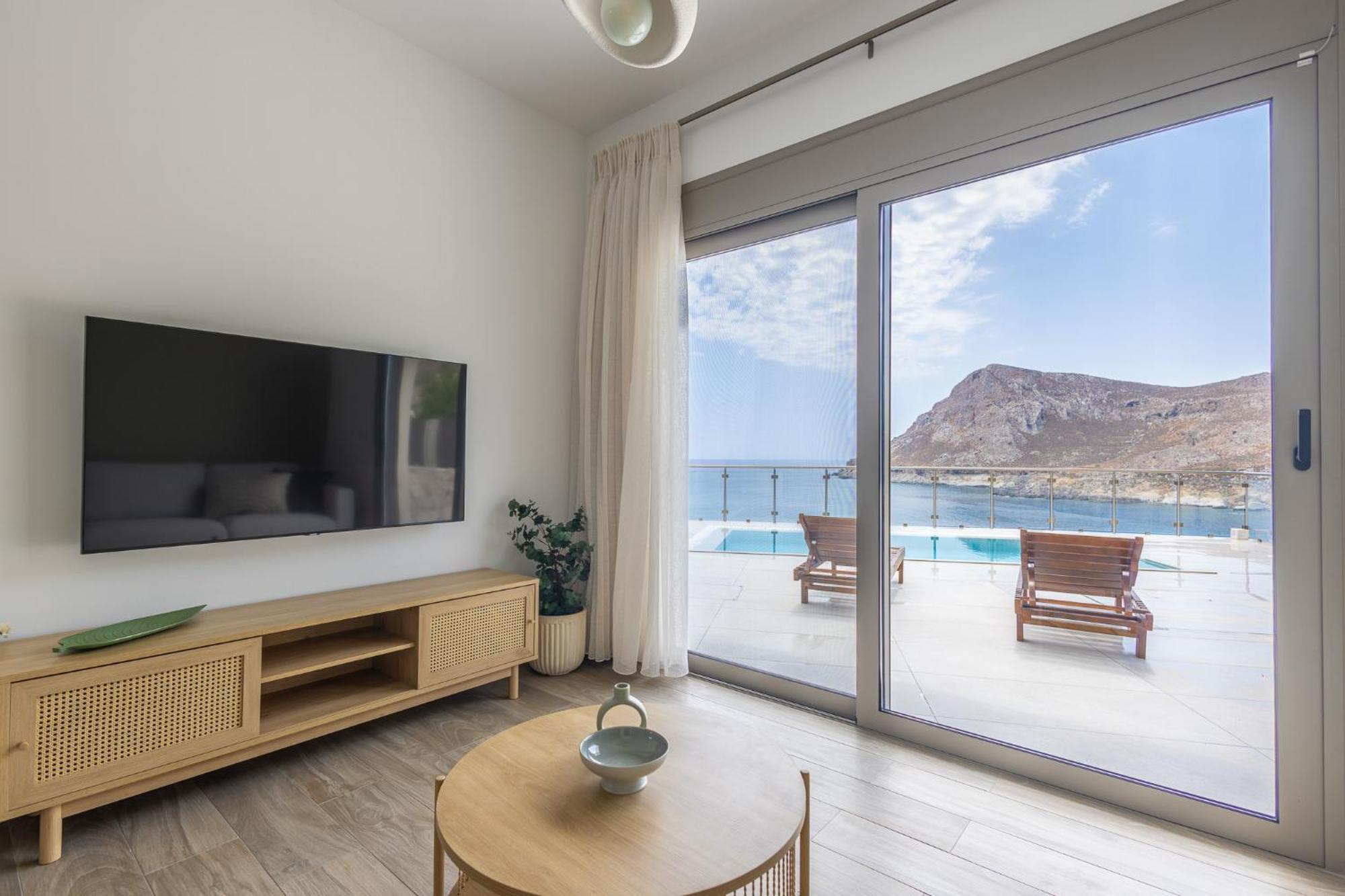 Villa Pava-Sea View Brand New 2024 Villa Archangelos  Bagian luar foto
