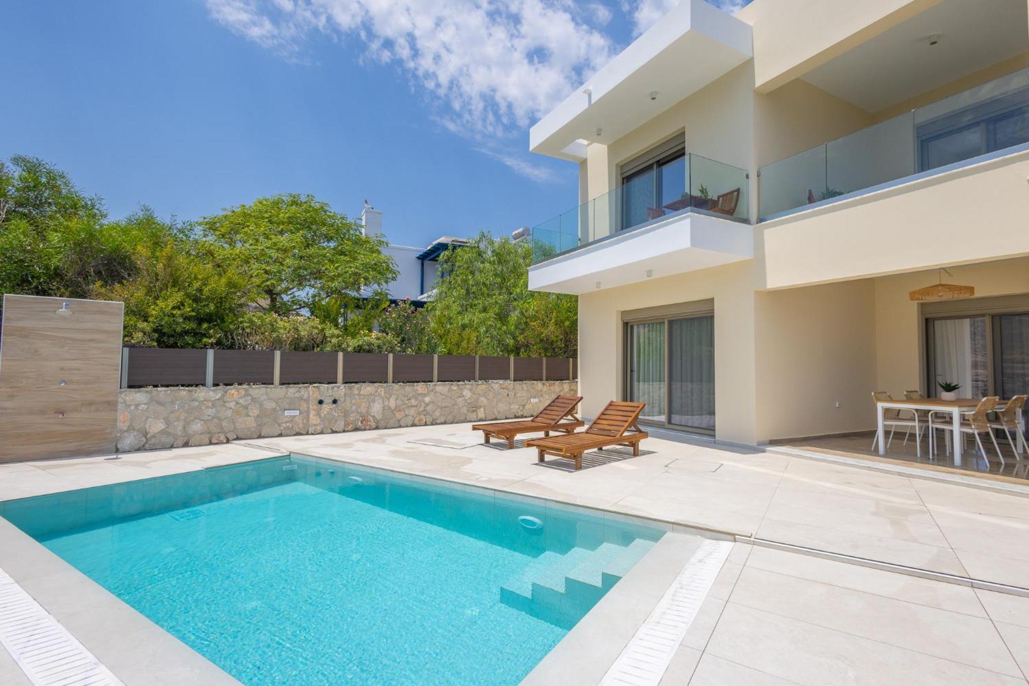 Villa Pava-Sea View Brand New 2024 Villa Archangelos  Bagian luar foto