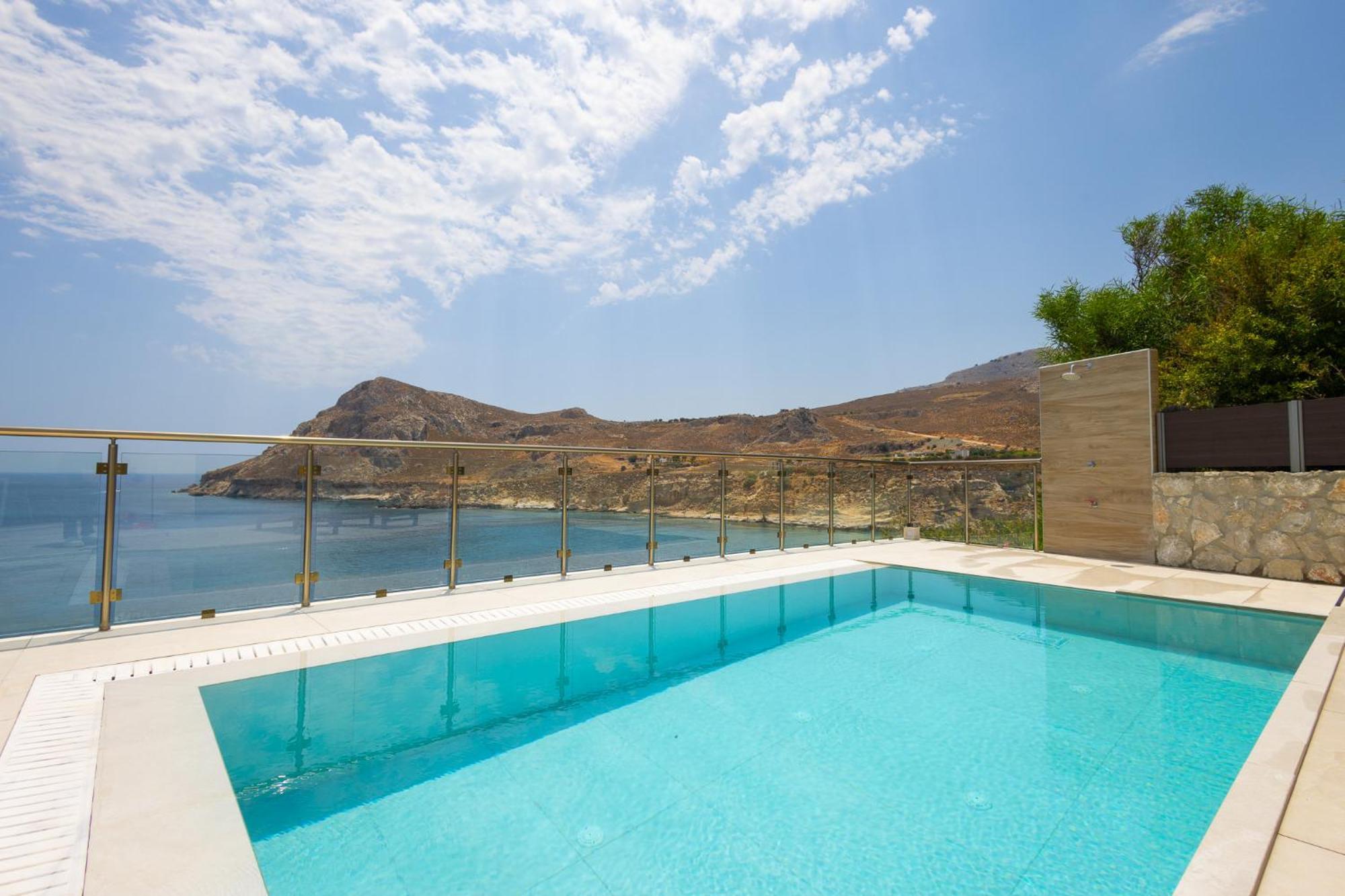 Villa Pava-Sea View Brand New 2024 Villa Archangelos  Bagian luar foto